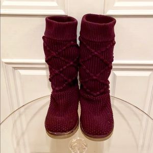 UGG Women’s Purple Knit Boots